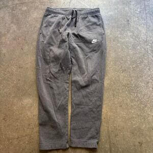 Grey Nike Straight Leg Sweatpants Size Medium
